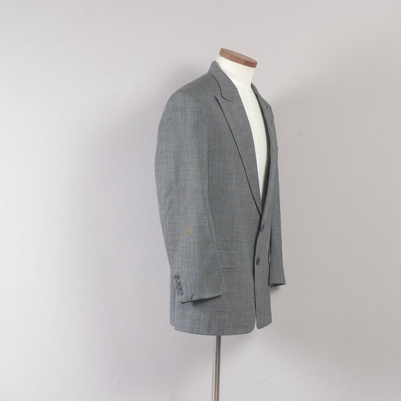 Hart Schaffner & Marx Men's Suit Wool Gray 42R 34X34 - Picture 3 of 12